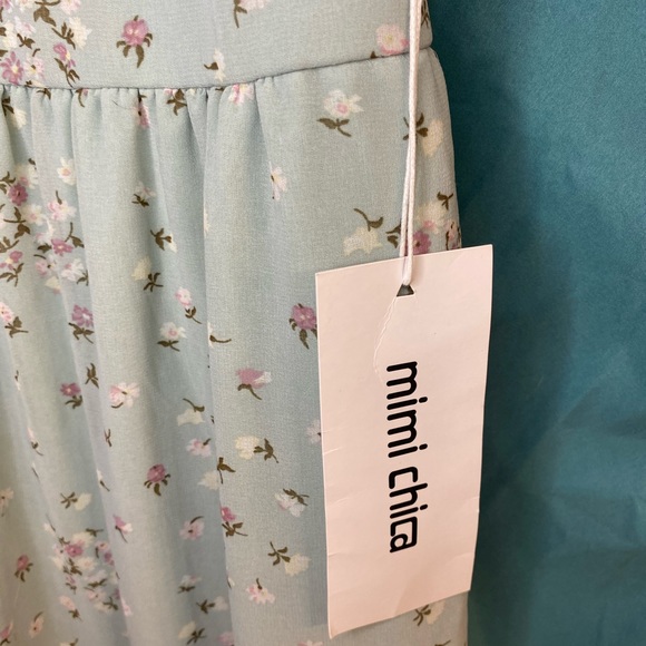 🎉HP🎉 NWT Mia Chica Peasant Dress 👗 long length. - Picture 4 of 7